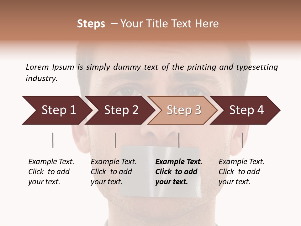 Silent Secrecy Help PowerPoint Template
