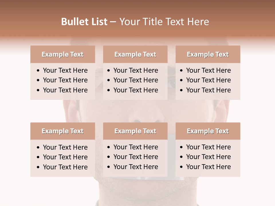 Silent Secrecy Help PowerPoint Template