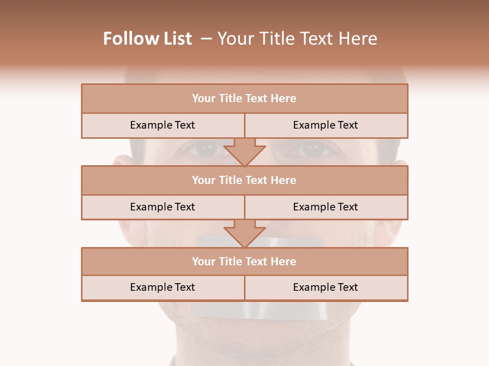 Silent Secrecy Help PowerPoint Template