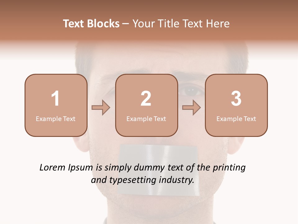 Silent Secrecy Help PowerPoint Template