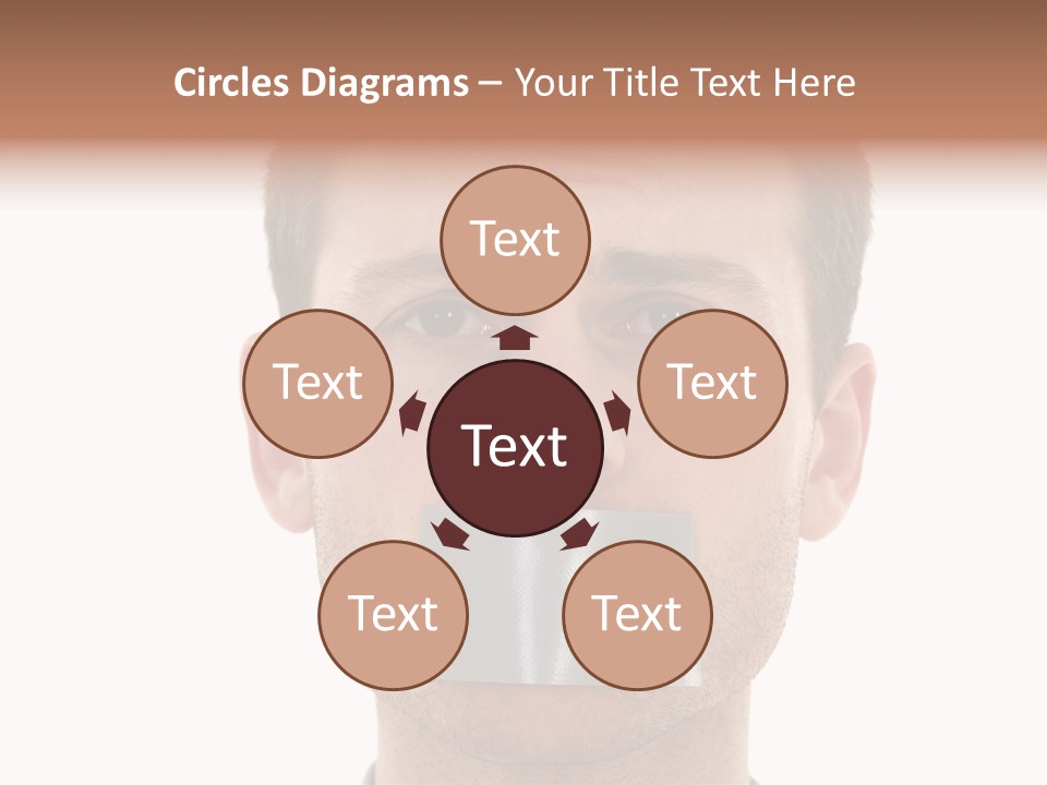 Silent Secrecy Help PowerPoint Template