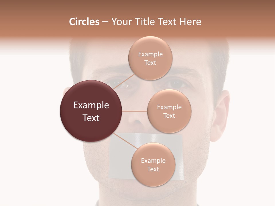 Silent Secrecy Help PowerPoint Template