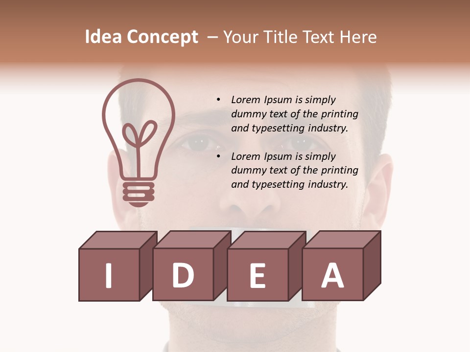 Silent Secrecy Help PowerPoint Template