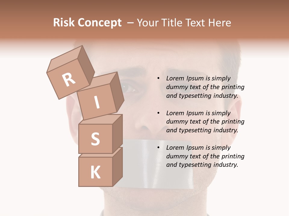 Silent Secrecy Help PowerPoint Template