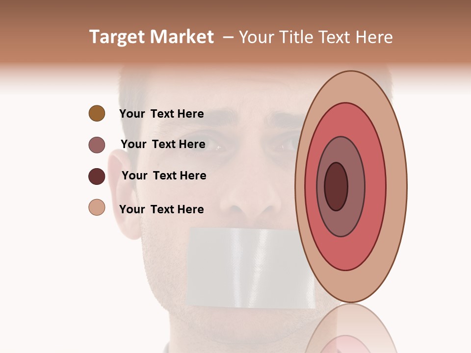 Silent Secrecy Help PowerPoint Template