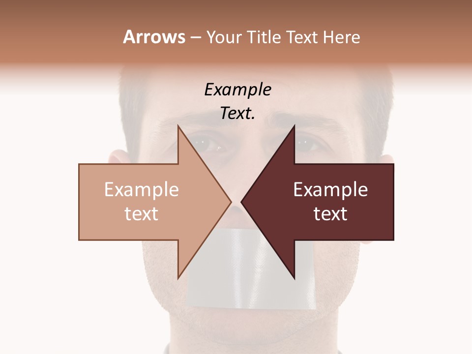 Silent Secrecy Help PowerPoint Template