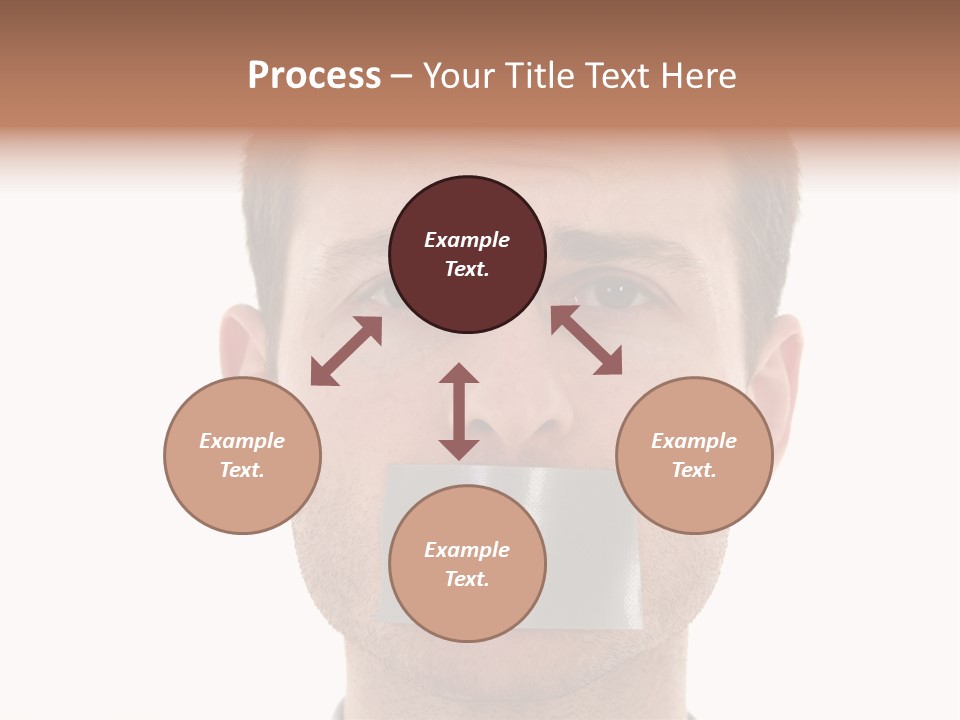 Silent Secrecy Help PowerPoint Template