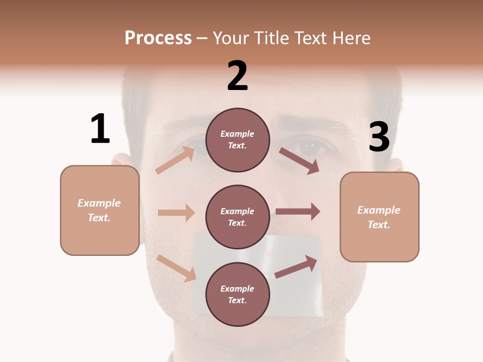 Silent Secrecy Help PowerPoint Template