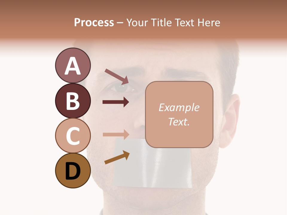 Silent Secrecy Help PowerPoint Template