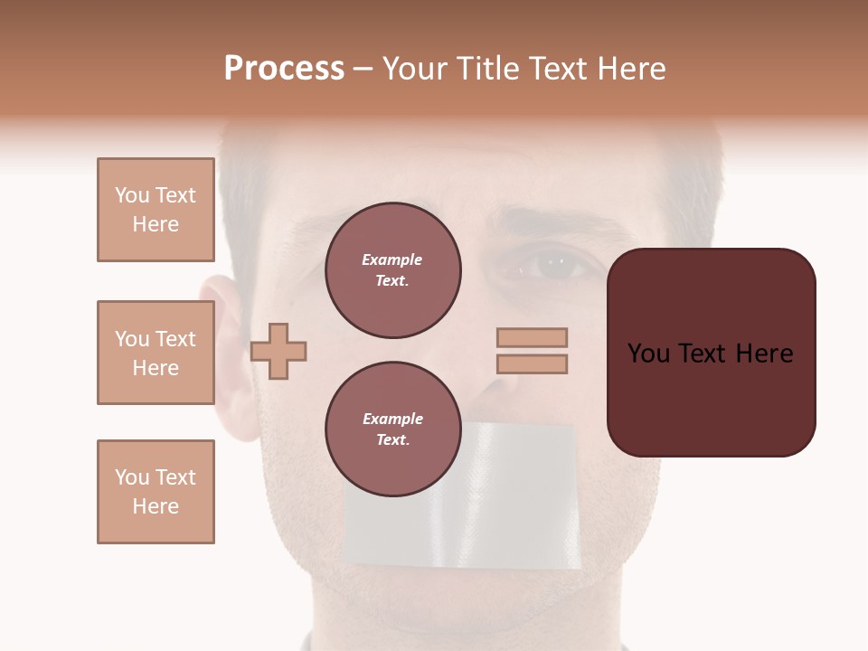 Silent Secrecy Help PowerPoint Template