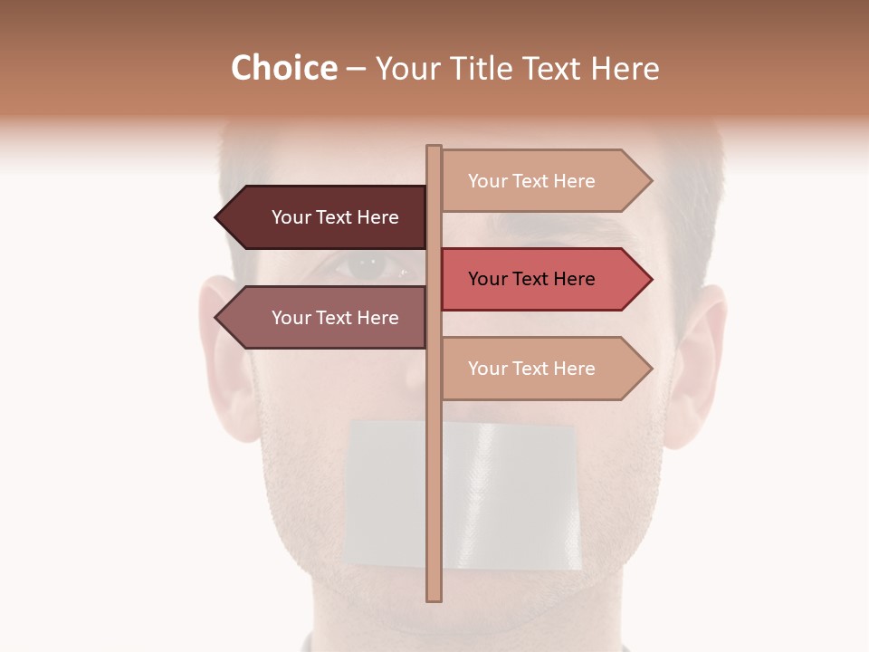 Silent Secrecy Help PowerPoint Template