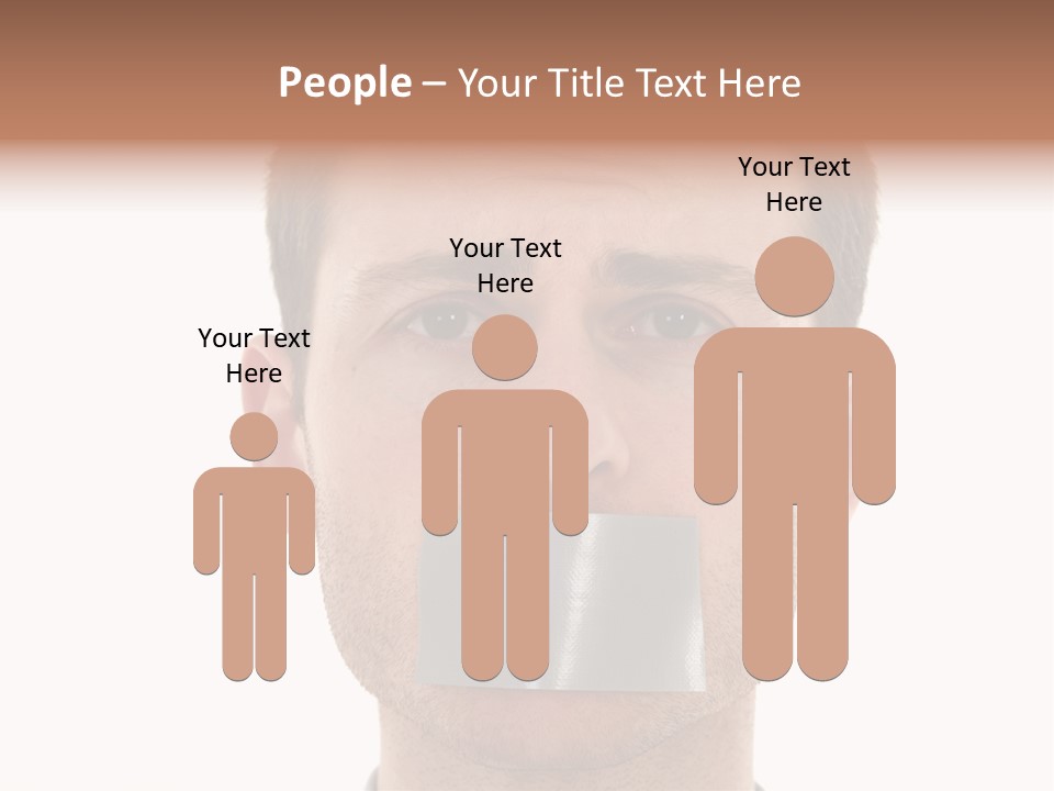 Silent Secrecy Help PowerPoint Template