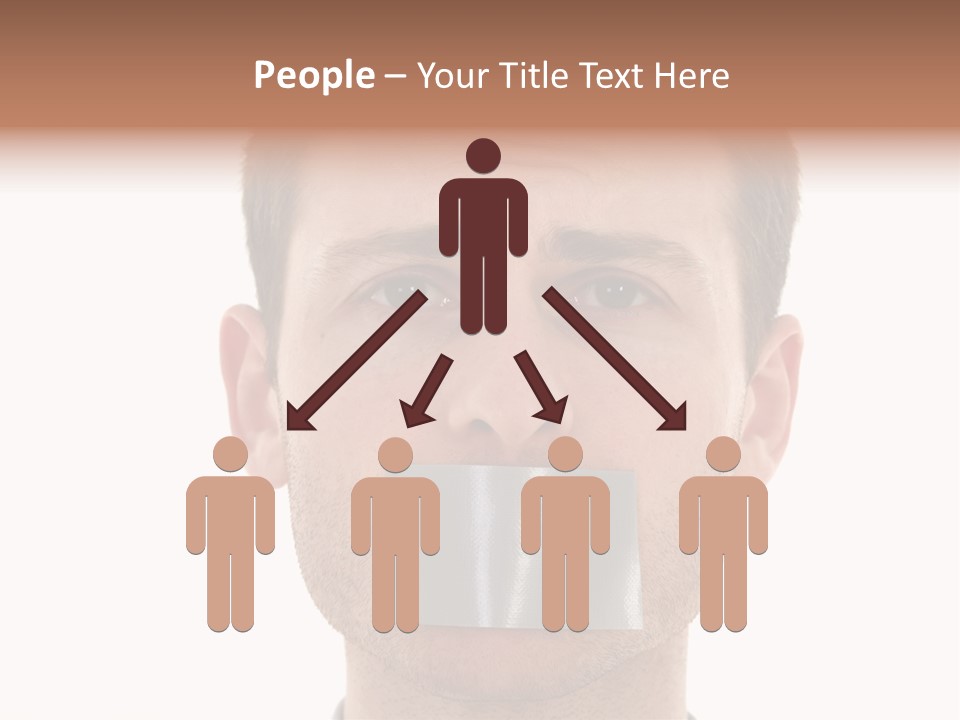 Silent Secrecy Help PowerPoint Template