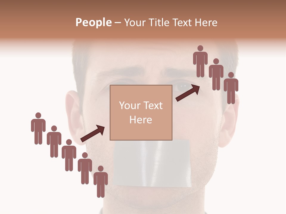 Silent Secrecy Help PowerPoint Template