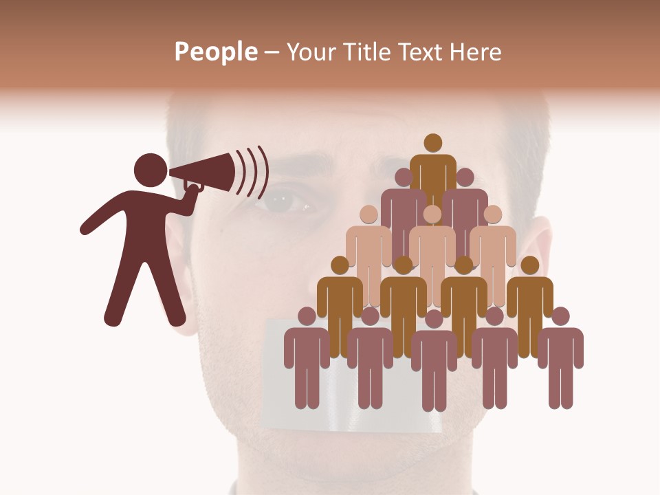 Silent Secrecy Help PowerPoint Template