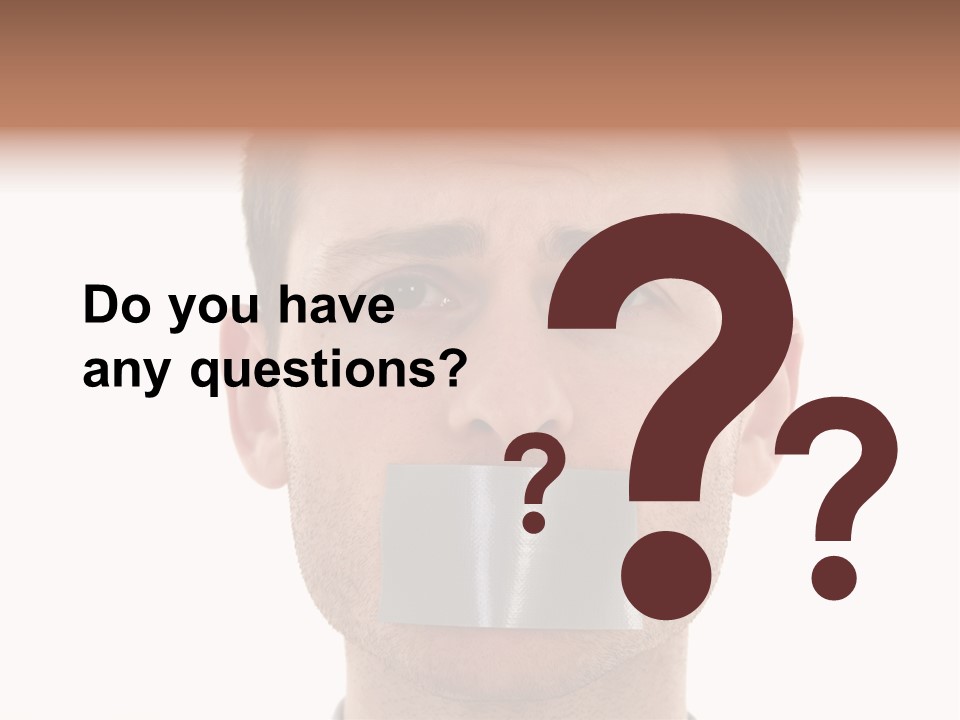 Silent Secrecy Help PowerPoint Template