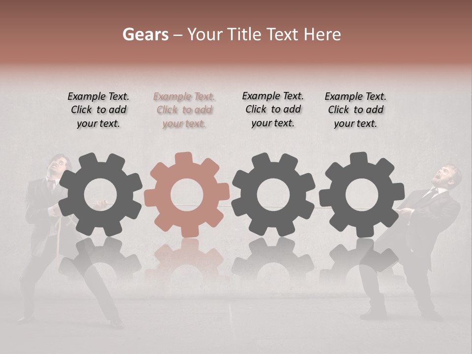 Tug Of War Shout Tug PowerPoint Template