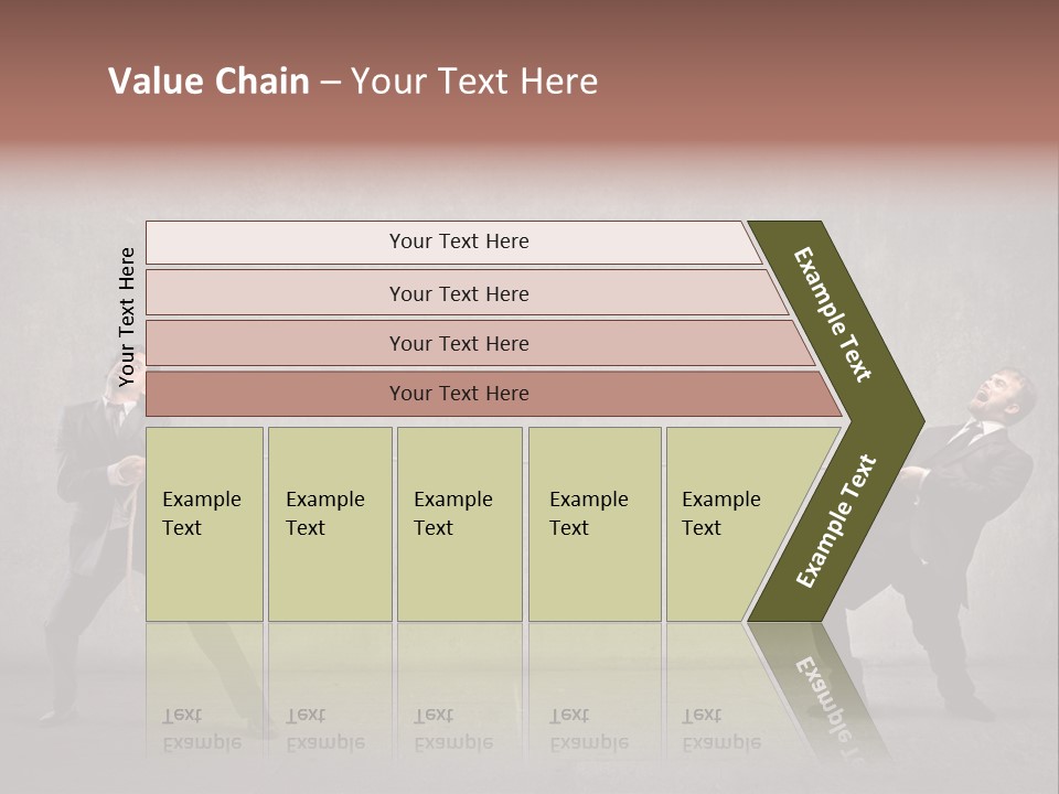 Tug Of War Shout Tug PowerPoint Template