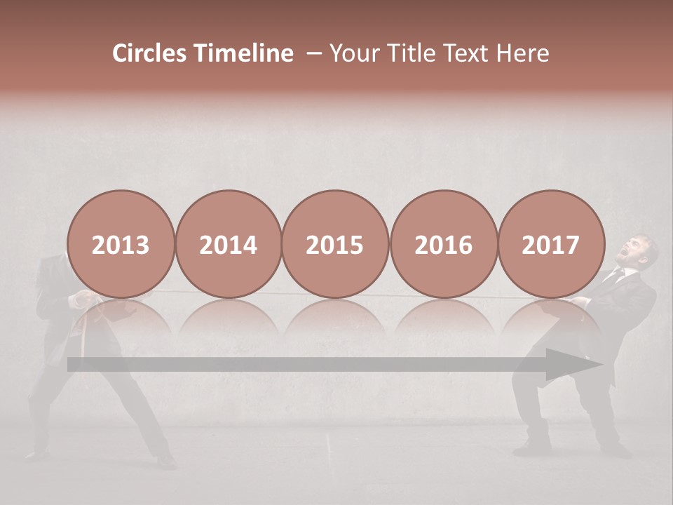 Tug Of War Shout Tug PowerPoint Template