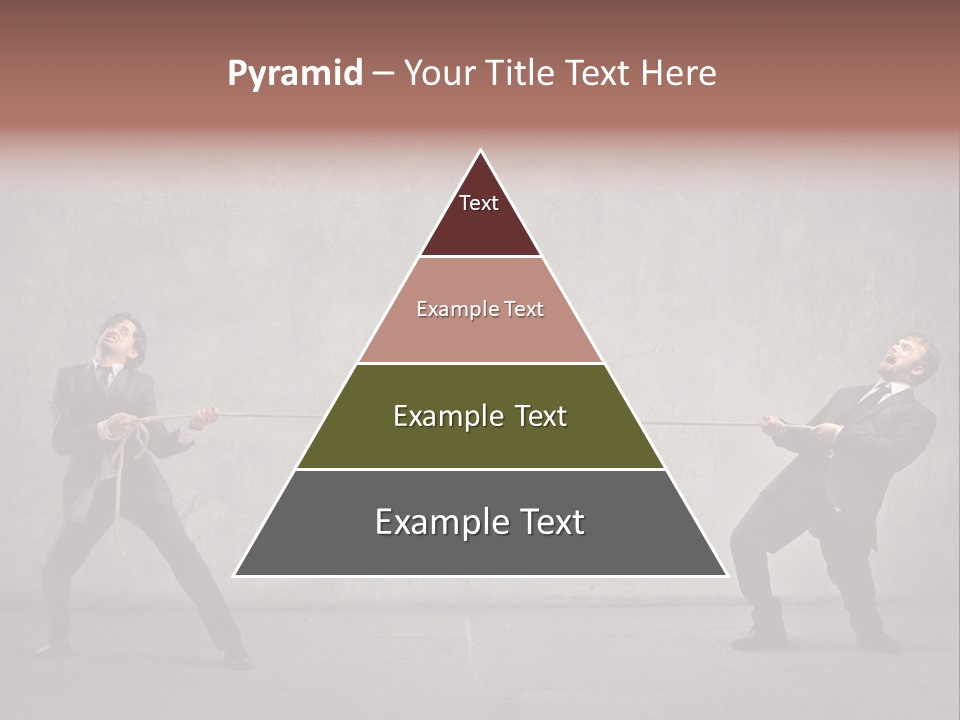 Tug Of War Shout Tug PowerPoint Template