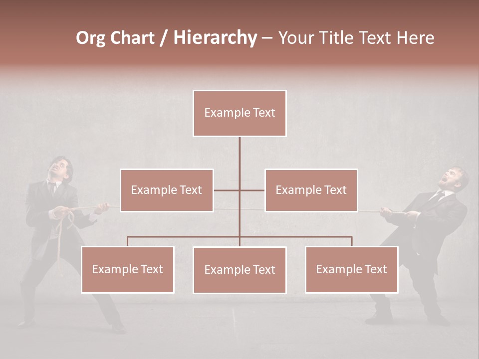 Tug Of War Shout Tug PowerPoint Template