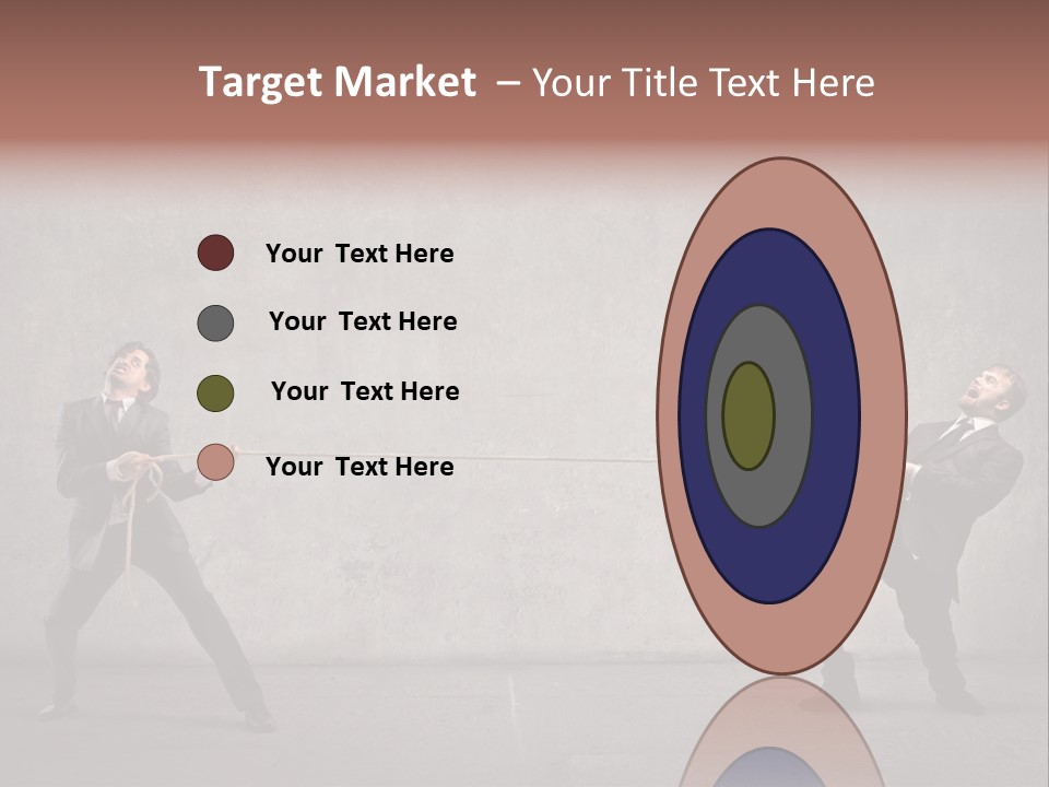 Tug Of War Shout Tug PowerPoint Template