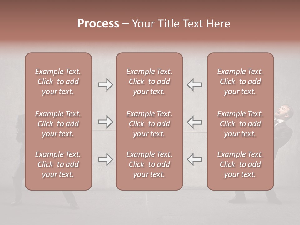 Tug Of War Shout Tug PowerPoint Template