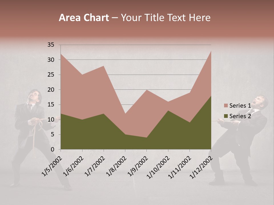 Tug Of War Shout Tug PowerPoint Template