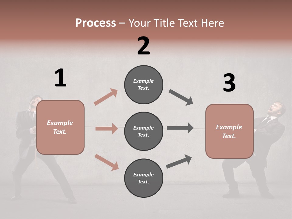 Tug Of War Shout Tug PowerPoint Template