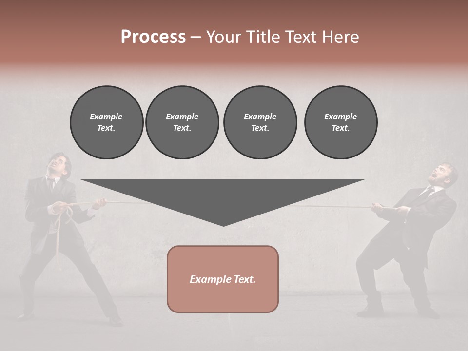 Tug Of War Shout Tug PowerPoint Template