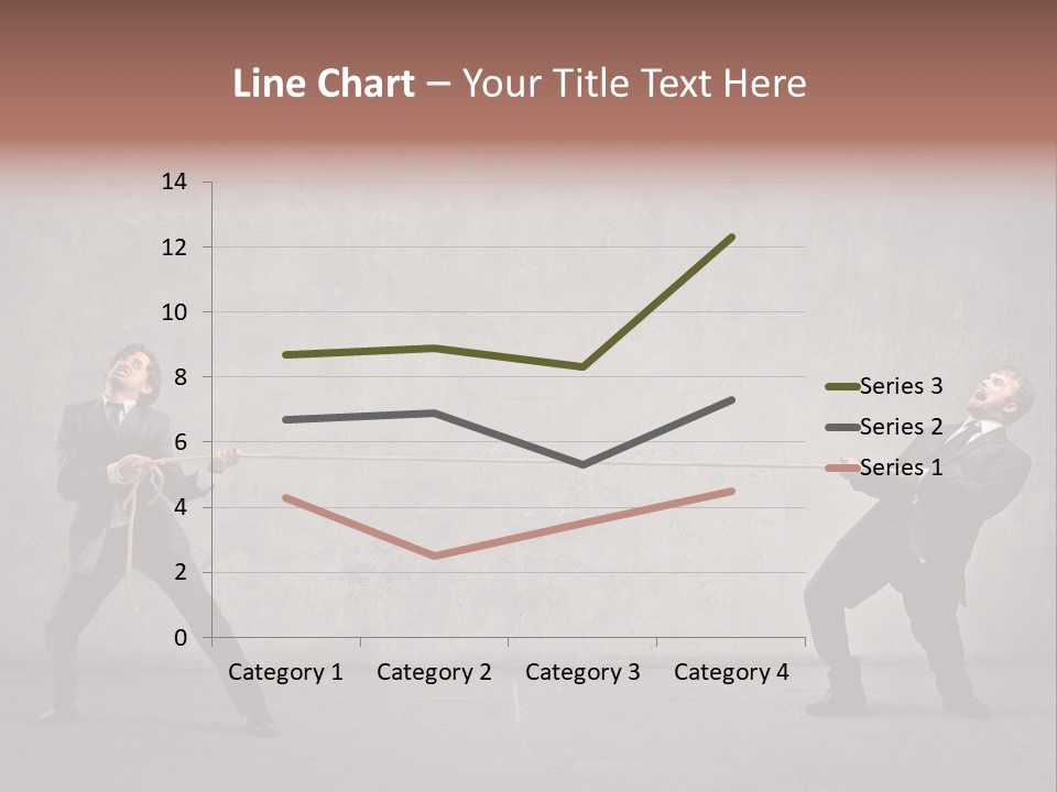 Tug Of War Shout Tug PowerPoint Template