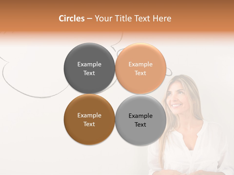 Happy Idea Bubble PowerPoint Template