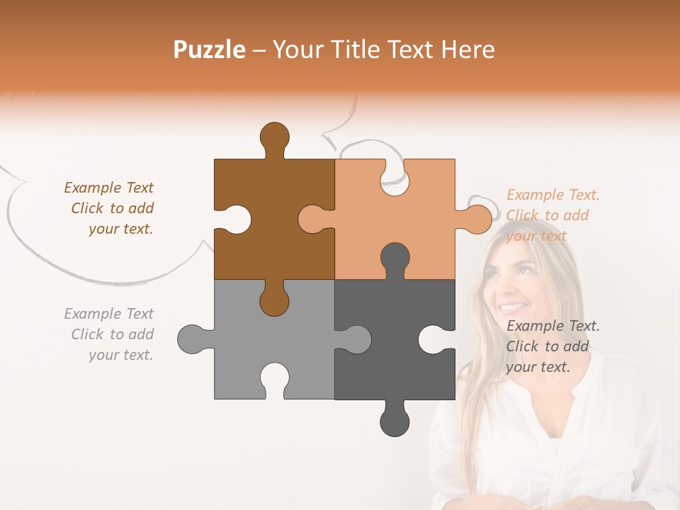 Happy Idea Bubble PowerPoint Template