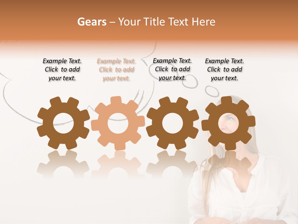 Happy Idea Bubble PowerPoint Template