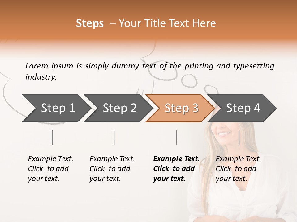 Happy Idea Bubble PowerPoint Template