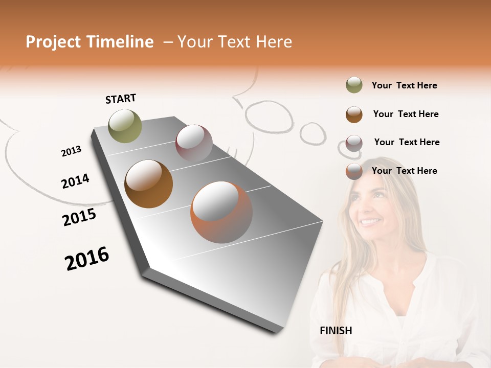 Happy Idea Bubble PowerPoint Template