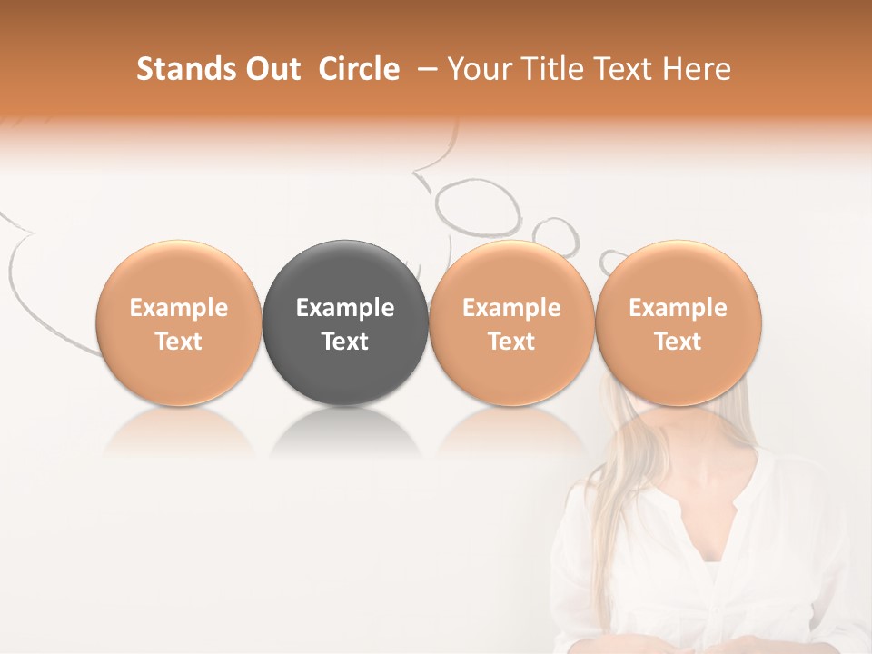 Happy Idea Bubble PowerPoint Template