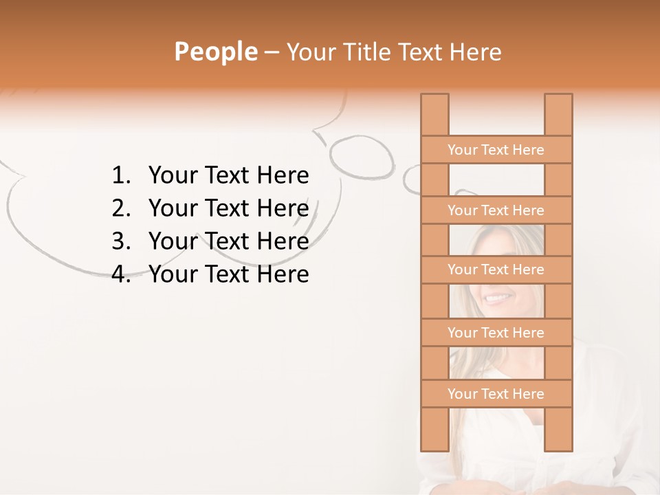Happy Idea Bubble PowerPoint Template