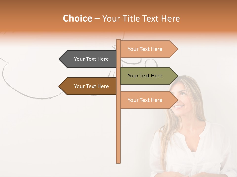 Happy Idea Bubble PowerPoint Template