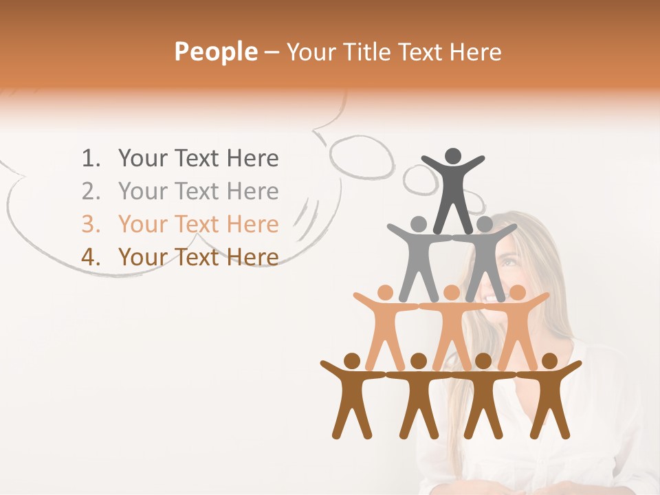 Happy Idea Bubble PowerPoint Template