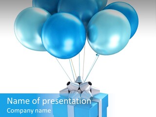 Toy Shiny Ribbons PowerPoint Template