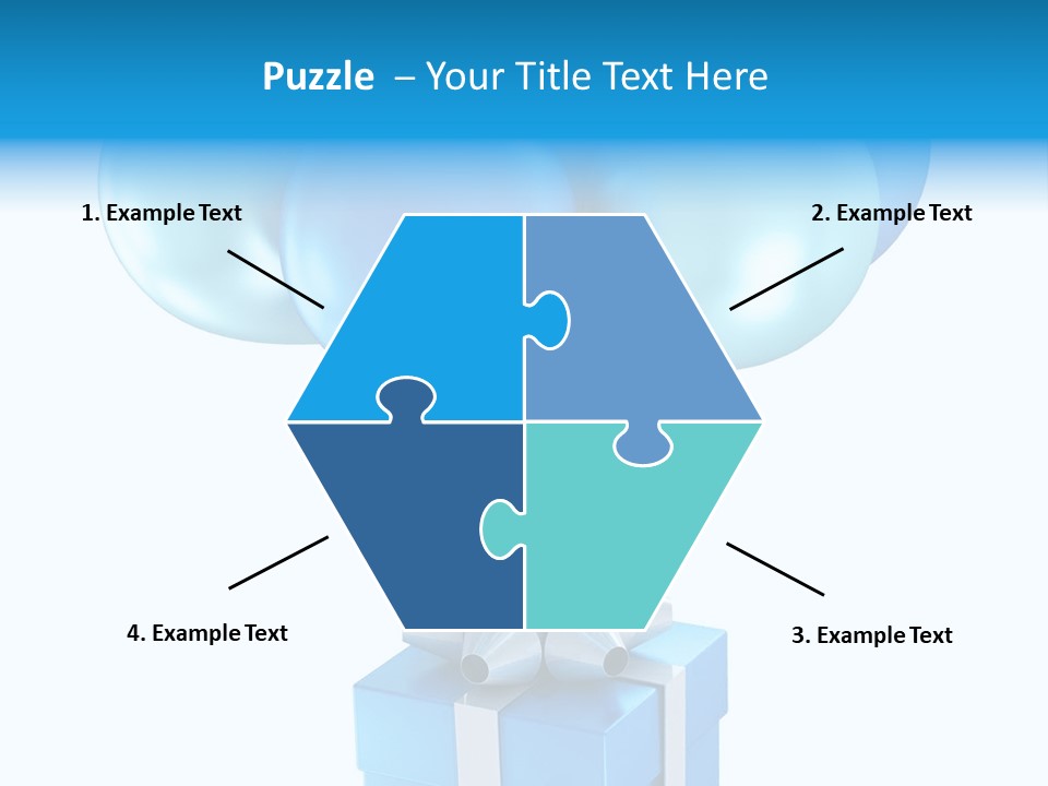 Toy Shiny Ribbons PowerPoint Template