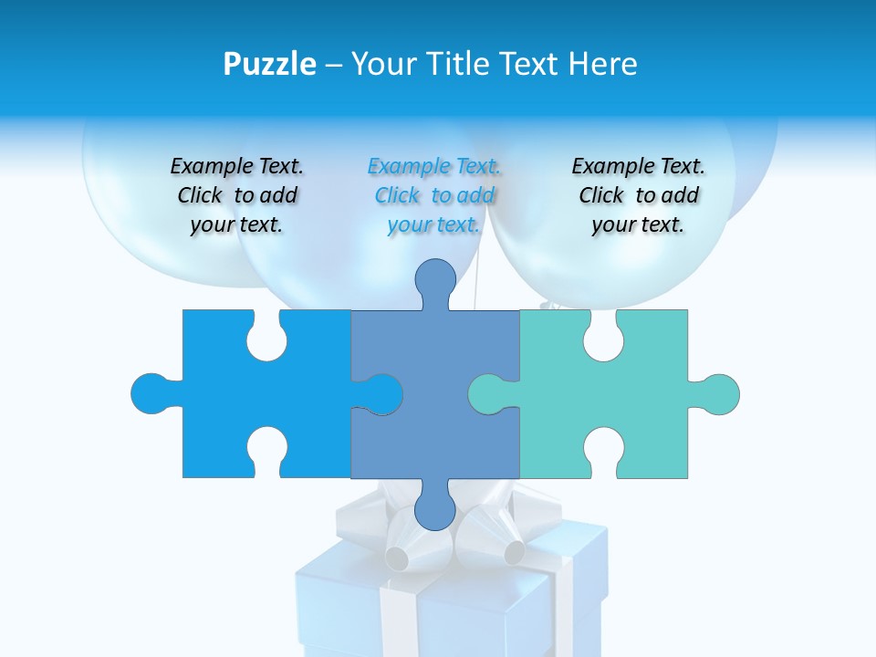 Toy Shiny Ribbons PowerPoint Template