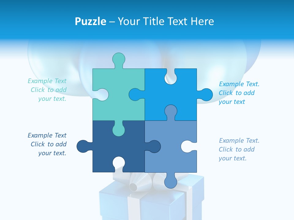 Toy Shiny Ribbons PowerPoint Template