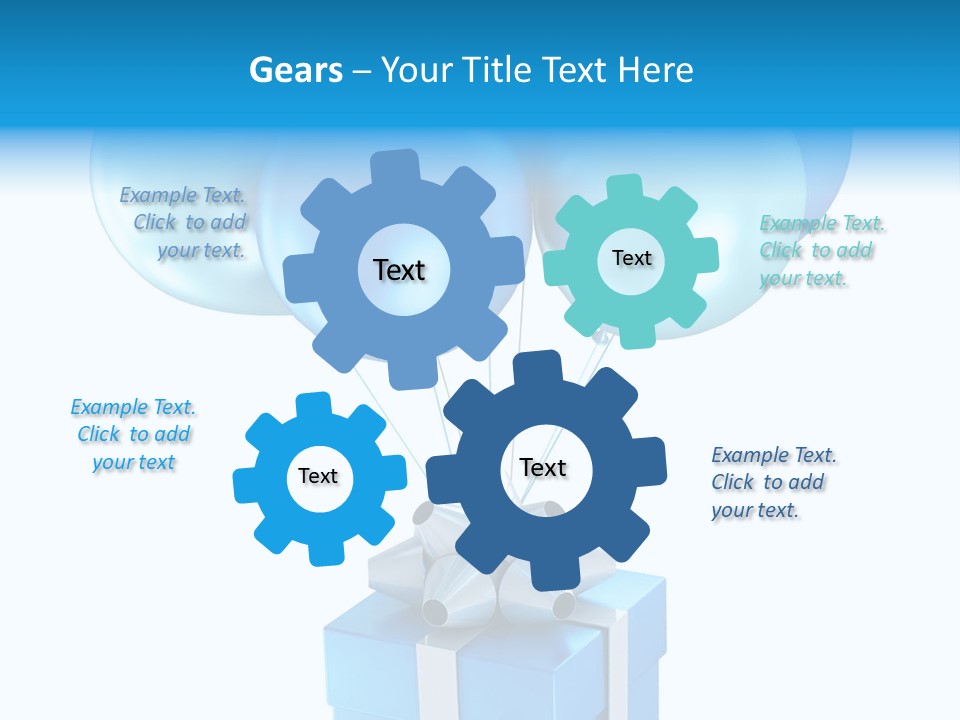 Toy Shiny Ribbons PowerPoint Template