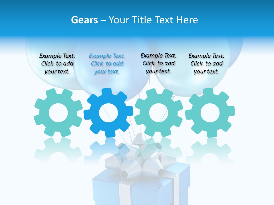 Toy Shiny Ribbons PowerPoint Template