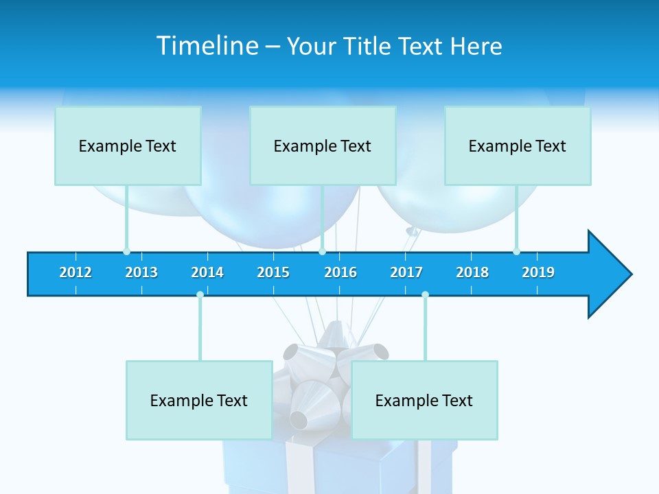 Toy Shiny Ribbons PowerPoint Template