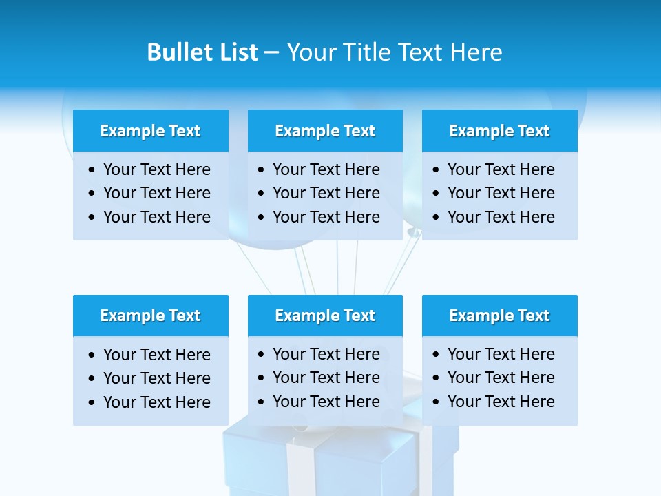 Toy Shiny Ribbons PowerPoint Template