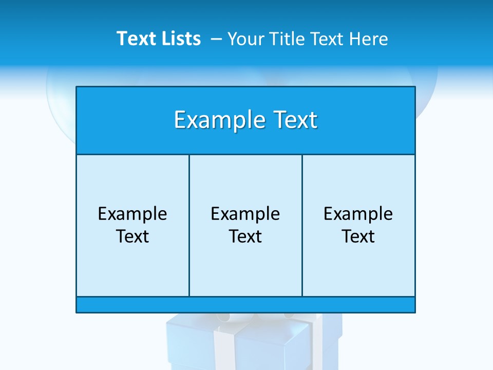 Toy Shiny Ribbons PowerPoint Template
