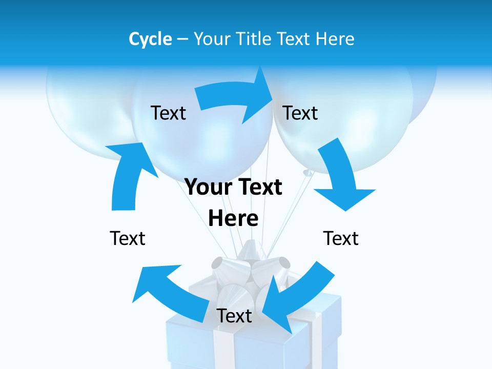 Toy Shiny Ribbons PowerPoint Template